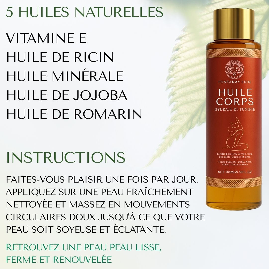 Huile Corps - Lifte, Hydrate, Tonifie