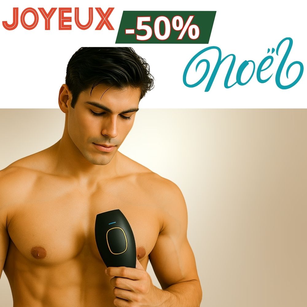 Épilation Définitive Professionnelle Lumière Pulsée IPL™ pour Homme