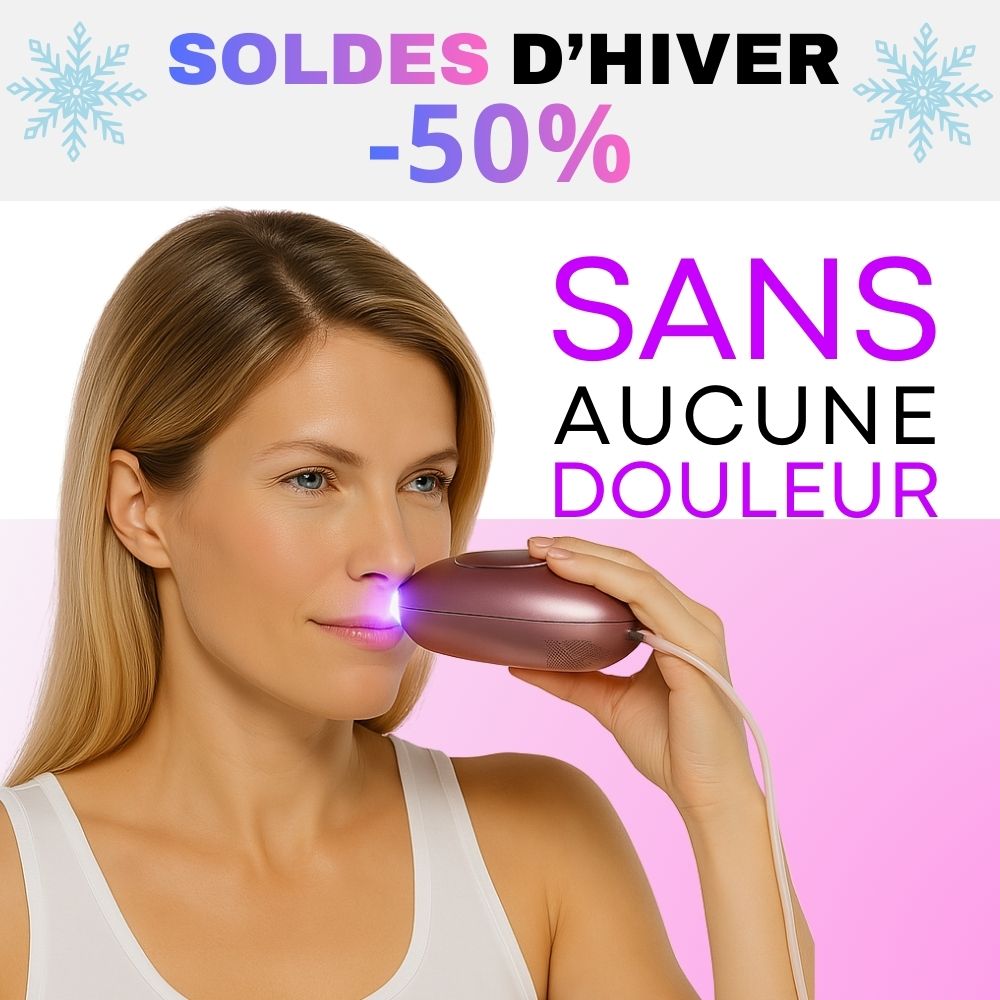 Épilation Définitive Professionnelle à la Lumière Pulsée IPL™